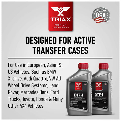 All-Wheel-Drive Transfer Case Fluid, Full Synthetic, Lifetime Fill, All-Season Performance, Cold-Weather Ready to -60 F bottles