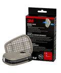 Pro Grade Organic Vapor Replacement Cartridges Pair For Bayonet Mount Respirators, NIOSH Approved For Vapors From Paint Spraying