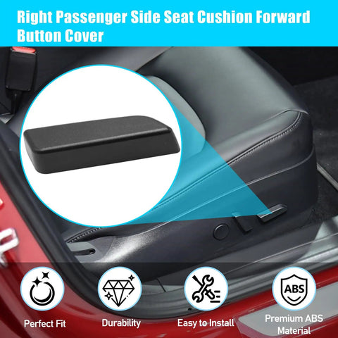 Seat Adjuster Button Cover For Tesla Model 3 And Model Y Front Passenger Side Forward Button Replacement For 2017 2018 2019 2020