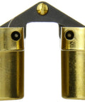 Invisible Door Hinge Model 216 For Doors One And Three Eighths To One And Three Quarters Inches Thick, 20 Minute Fire Rated, Zinc Satin Brass