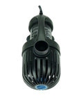 Front view of AquaSurge 3000 GPH Skimmer Waterfall Vault Pump For Ponds And Water Features Powerhouse Asynchronous Unit, black finish