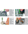 210 Series Six Piece Terminal Screwdriver Set With Partially Insulated Shafts used on terminal blocks in control panels