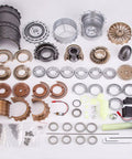 Parts layout for Fighter Turbofan Engine Model Kit That Actually Runs On Its Own Electric Motor 1/20 WS-15 Aircraft