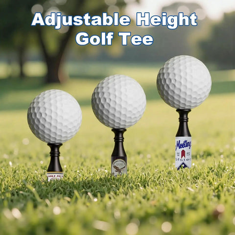 Hilarious Lucky Eight Golf Tees Set For Bachelor Parties And Golf Lovers, Recyclable Beer Bottle Tees displayed on grass