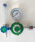 Oxygen Pressure Regulator Inhaler With Pro Grade Buoy Type Female Thread And Tube O2 Flow Meter Gauge Portable Gas Reducer with gauge