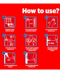 How to use Heavy Duty Fire Rated Spray Foam Insulation Kit with application instructions and steps for proper sealing.