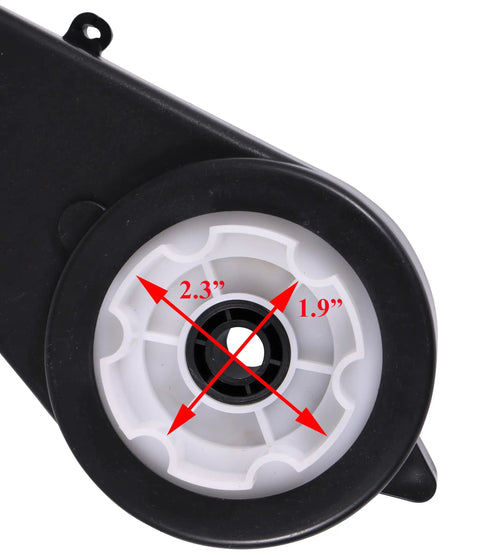 Close-up of Turbocharged Two Pack Kids Ride On Car Gearbox 550 12V Motor 12000RPM High Speed Drive Engine component.