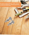 Heavy Duty Stainless Steel Retractable Spring Plunger Locking Indexing Pins for Toolboxes and Rolling Carts on wooden surface
