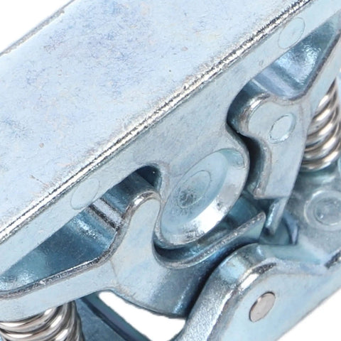 Close-up of Two Pack Heavy Duty Zinc Alloy Double Roller Door Latch With Strong Springs, showing metal construction and spring detail