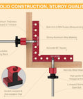 Pro Grade Corner Clamp Set For Woodworking 90 Degree Right Angle Clamps Aluminum Alloy with extended 5.5 inch range