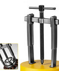 Two Jaw Adjustable Gear Puller For Bearings And Pulleys, Heavy Duty Separator Tool, Carbon Steel, 5 Inch Jaw Span for Auto Repair