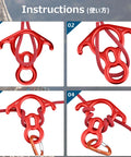 Instructions for using Beefy 50 kN Rescue Figure Belay And Rappel Device With Bent Ear Descent Gear For Rock Climbing Lightweight 7075 Aluminum