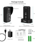 Wireless Intercom Doorbell for Home and Classroom Waterproof Electronic Door Chime With Half Mile Range product components