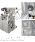 Zero Hassle Automatic Filling And Packaging Sealer With Horizontal Mixing Hopper 30 To 300 ML Stainless Steel Liquids Pastes Machine for efficient bagging setup.
