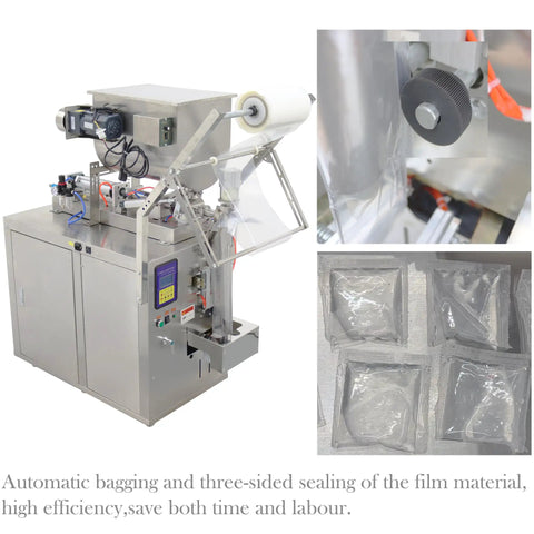 Zero Hassle Automatic Filling And Packaging Sealer With Horizontal Mixing Hopper 30 To 300 ML Stainless Steel Liquids Pastes Machine for efficient bagging setup.