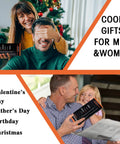 2 Pack 9 In 1 Multi Tool Pen Set For Men Cool Gadgets Gift For Dad Husband Boyfriend Grandpa From Daughter Wife Christmas Stocking Stuffers Birthday Gift image showing holiday gift scenes with family.