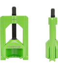 Front and side view of Light Duty U Joint Puller For Cars And Trucks Class 1-3 Removal Tool For Drivelines U Joint Press 1/2 In Drive Compatible With Impact Seized Joint Removal 24539 in green.