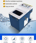 Heavy Duty Shop Ready Oil And Water Separator Filter For Cnc Machines Drains Waste Oil And Cutting Fluid Pools No Sweat With Auto Timers And Ozone Odor Removal, compact with control panel.