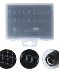 Kick Some Stubborn Stripped Bolt Roots And Save Your Weekend With This 22 Pc High Speed Steel Screw Extractor Kit For Electric Drills, Features Magnetic Bits. 22-piece HSS extractor set in plastic case, with bit holder and magnetic tips
