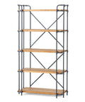 Five Tier Wall Corner Storage Shelf Perfect For Bedroom And Kitchen Space Saving Bookshelf And Display Unit Go-To Pantry Organizer