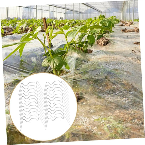 100 Pack Greenhouse Glass W Type Clamps Stainless Steel Fixing Clips For Holding Glass Panels Lightweight Yet Sturdy No Fuss Easy Install Replacement Kit For Greenhouse Repair And Glass Pane Security
