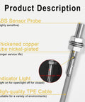Inductive Proximity Sensor Shield Type LJ5A3 1mm Sensing Distance with threaded body and indicator light.
