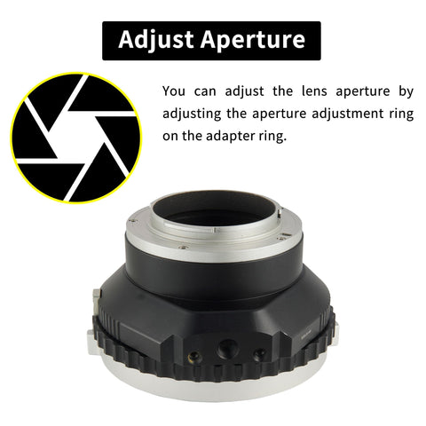 0.71x Focal Reducer Speed Booster Lens Mount Adapter with aperture control