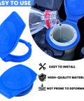 Porsche Cayenne Windshield Washer Fluid Reservoir Cap Replacement Beefy Plastic Wiper Fluid Bottle Cover OEM 3Q0955455