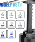 Heavy Duty Manual Arbor Press Machine 3 Ton Cast Iron Desktop Hand Tool for Stamping Forming capabilities illustration.