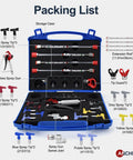 Professional 22 Piece Airless Spray Gun Kit With 3600 PSI High Pressure Paint Sprayer And 13 Interchangeable Tips in storage case.