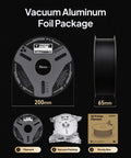 Carbon Fiber PAHT Nylon 3D Printing Filament 1.75mm High Temp 194C 1Kg Spool For Enclosed FDM Printers