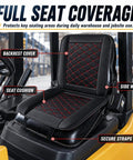 Heavy Duty Forklift Seat Cushion Features Breathable Mesh Core And Plush Padding Built Tough For Shop Floors Fits Cat Dp Gp Models 2008 To 2011