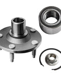 Beefed Up Front And Rear Wheel Bearing And Hub Kit For Ford Escape 2001 To 2012 Mazda Tribute 2001 To 2011 Mercury Mariner 2005 To 2011 Five Lug Pattern includes hub, bearing, and components.