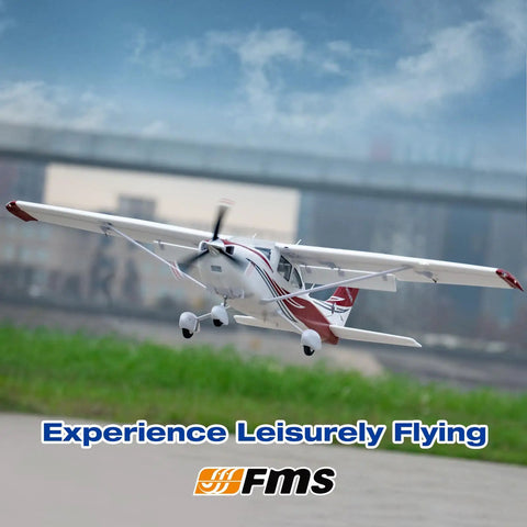 Cessna 182 RC Plane For Beginners And Adults, 1500mm Wingspan Red Starter Friendly Single Engine Propeller Hobby Aircraft