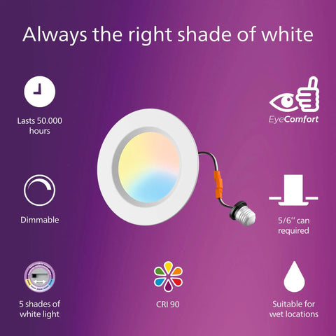 Sleek 5 And 6 Inch Led Retrofit Downlight 12 Pack Delivers Zero Flicker Glare Free Illumination For An Easy Fixture Swap And A Total Home Brightness Refresh That Really Nails The Modern Vibe