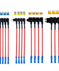 Add A Circuit Fuse Tap Kit For 12V Vehicles 16 Pack With 4 Tap Types Standard Mini Micro2 And Low Profile Fuses Taps displayed