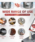 Heavy Duty Metal Repair Epoxy For Casting And Filler For Aluminum Steel Iron Plastic Ceramic Waterproof And Heat Resistant Industrial Strength Bond Tough As Nails To Seal Cracks And Sand Holes In Metal Surfaces with application uses