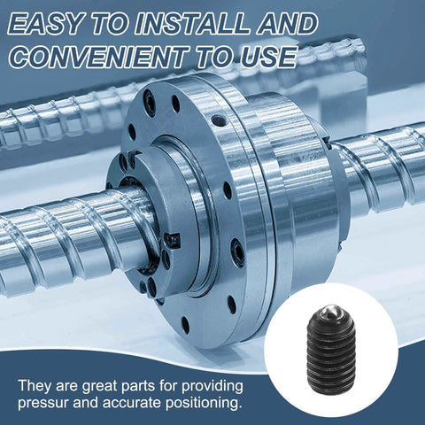 Ten Pack M3 X 5mm Hex Socket Ball Plungers High Carbon Steel Spring Loaded Detent Pins built tough for quick mounting with smooth glide.