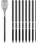 8 Pack Solar Light Stake Replacement Kit With Extension Poles And Joint Connectors For Outdoor Garden Backyard Twelve Inch Tall Stakes