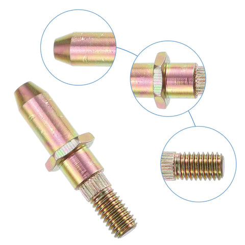 Door Hinge Pin Bushing Repair Kit For Chevy Silverado And GMC Sierra 1999 Up Replacement Pack Of 32 Silver And Bronze Tones OE Numbers 89025539 19299324 Easy Install To Fix Loose Squeaky Misaligned Doors
