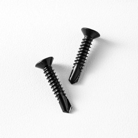 Heavy Duty Flat Head Sheet Metal Screws, Phillips Drive Self Tapping Wood Screws, 410 Stainless Steel Black Oxide Finish, built like a tank