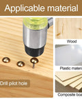 Close-up of Retro Solid Brass Cap Nails For Furniture Upholstery And Woodworking being used on wood with a hammer.