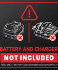 Go To Cordless LED Work Light Flood Beam 3800 Lumen, 38W, 18V Battery Powered notice image; battery and charger not included