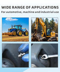 Nifty 84 Piece Metric Grease Fittings Kit With M6 M8 M10 Zerk Fittings for vehicles and machinery use in field and construction site
