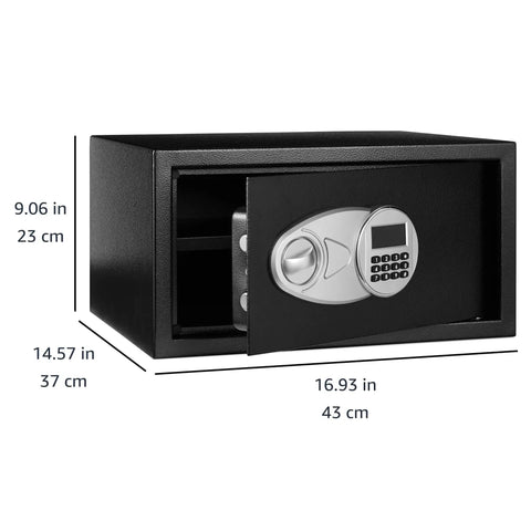 Built Tough Heavy Duty Steel Security Safe With Digital Keypad For Valuables And Cash Rugged Safe Box Open With Dimensions