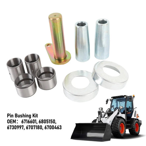 Beefed Up Pivot Pin Bushing Kit For Skid Steer Loaders Tapered Design OEM Compatible Replacement Heavy Duty Fit For S185 S160 T190 T180