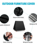 Waterproof A Frame Swing Cover For 72 Inch Porch Swings Glider Hammocks windproof with drawstring buckles