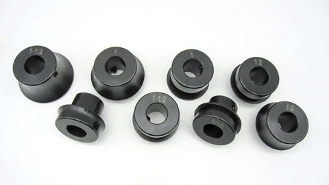 Bead Roller Round Over Die Set For Pro Grade Metal Work And DIY Projects, 4 Piece Radius Dies, steel construction, various sizes