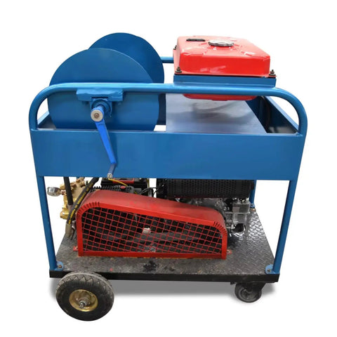 Heavy Duty Industrial Sewer Jetter Machine With High Pressure Pipe Cleaning System for hydro jet drain clearing and blockage removal