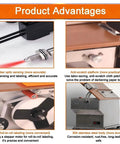 High-Speed Automatic Labeling Machine For Right Angle Sealing, 30 To 60 Labels Per Min, PLC Touchscreen Control, Stainless Steel Build, Ideal For Cosmetic Boxes And Electronic Products - Fiber optic sensing close-up.